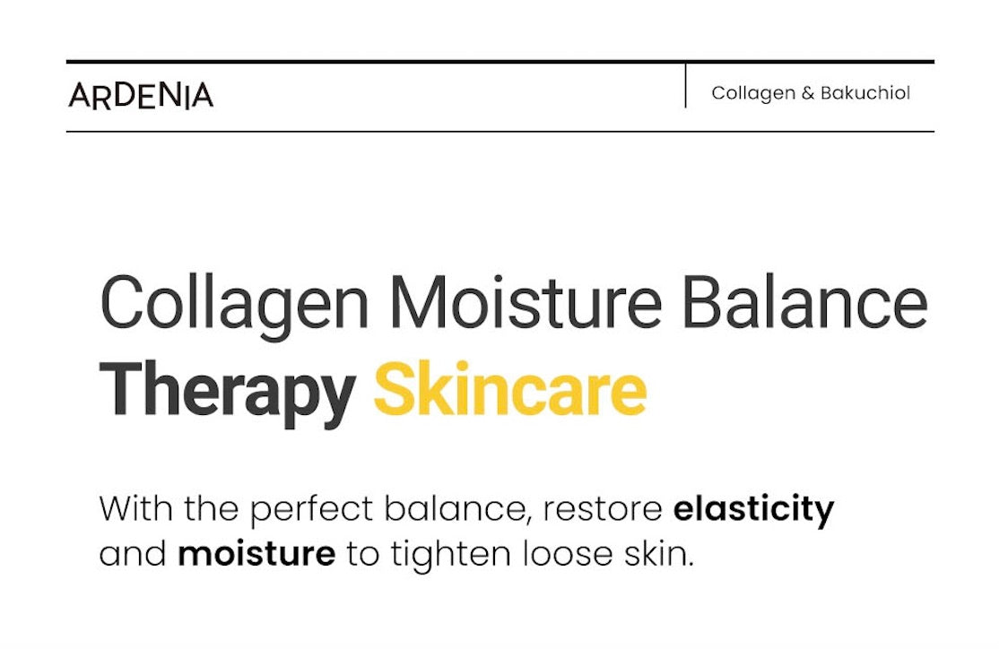 Adenia Collagen Moisture Balance Therapy Toner, serum & Cream 3 Pcs Set