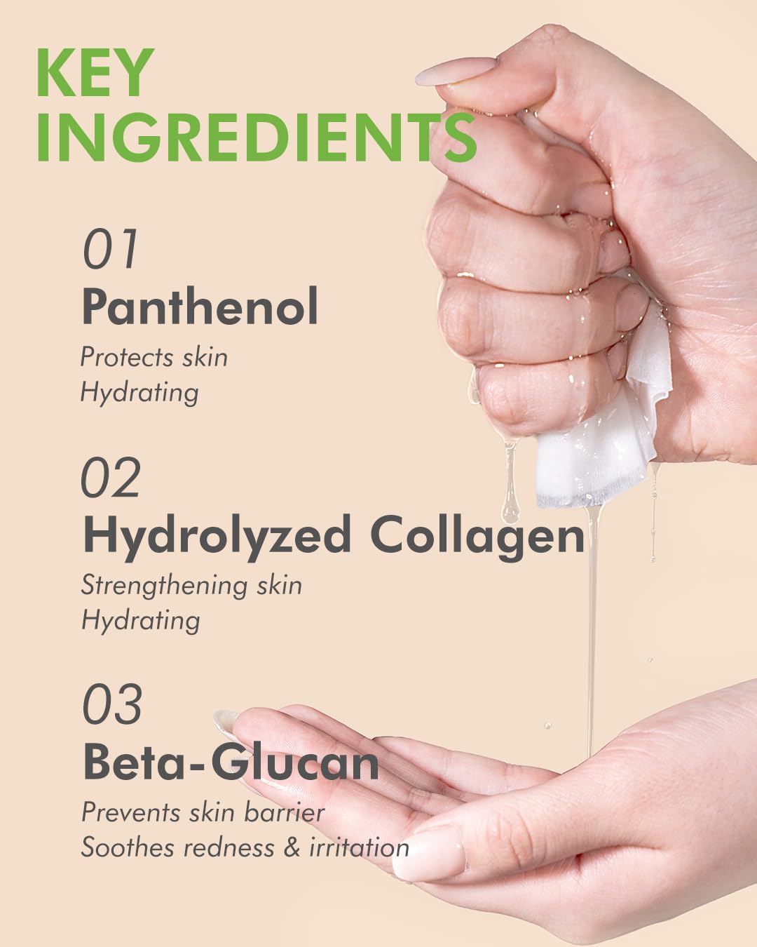 DERMAL Cucumber Collagen Essence Facial Mask Sheet 23g Pack of 10