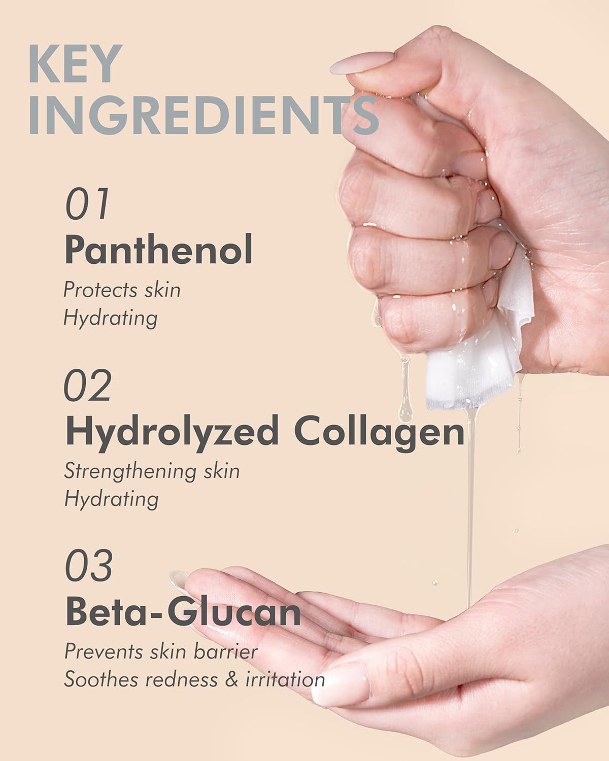 DERMAL Platinum Collagen Essence Face Facial Mask Sheet 23g Pack of 10