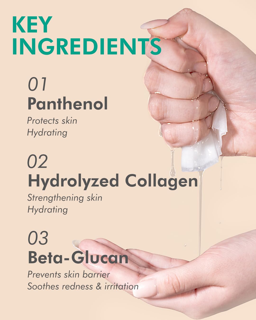 DERMAL Aloe Collagen Essence Facial Mask Sheet 23g Pack of 10