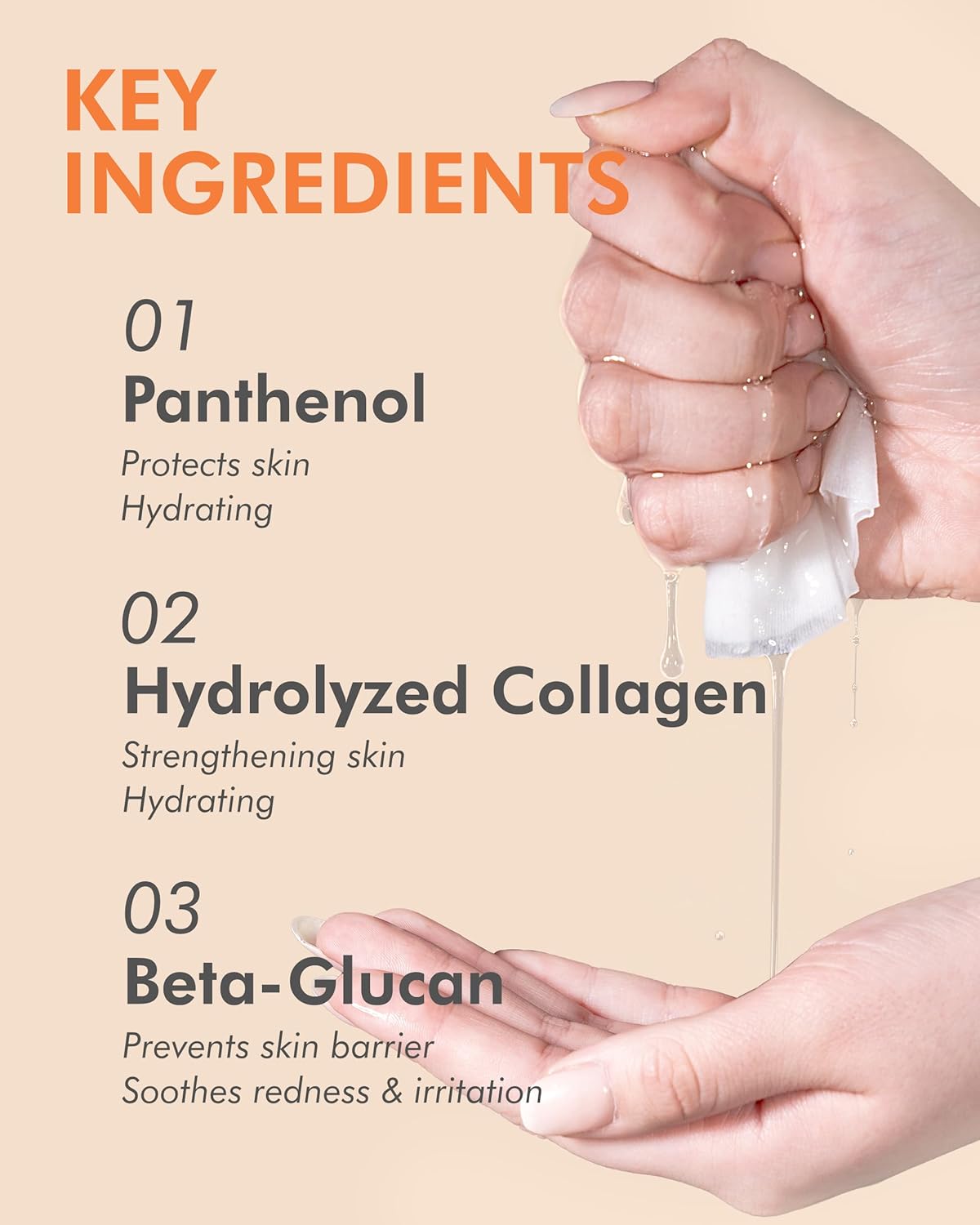 DERMAL Apricot Collagen Essence Korean Facial Mask Sheet 23g Pack of 10