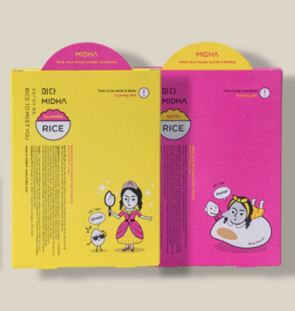Rice Milk Hydro Glowing Sheet Mask 5ea 1Pack
