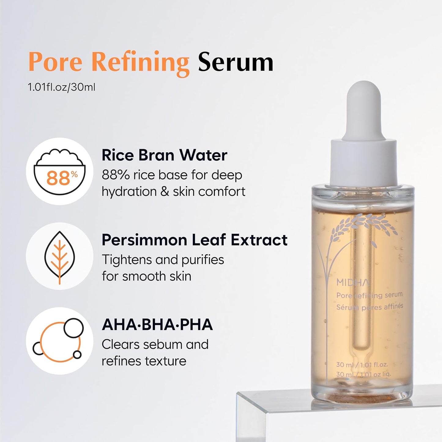MIDHA Pore Refining Serum 30mL