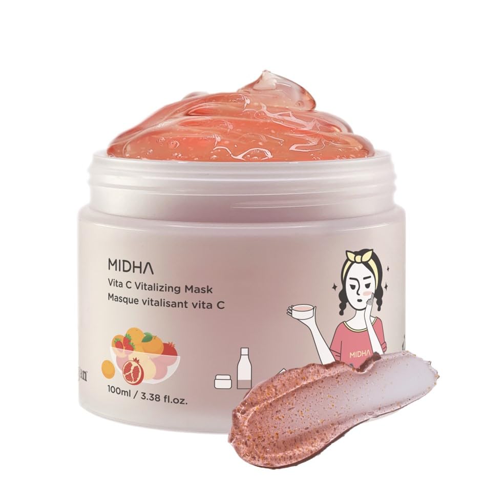 MIDHA Vita C Vitalizing Mask, Facial Wash-off mask 100ml