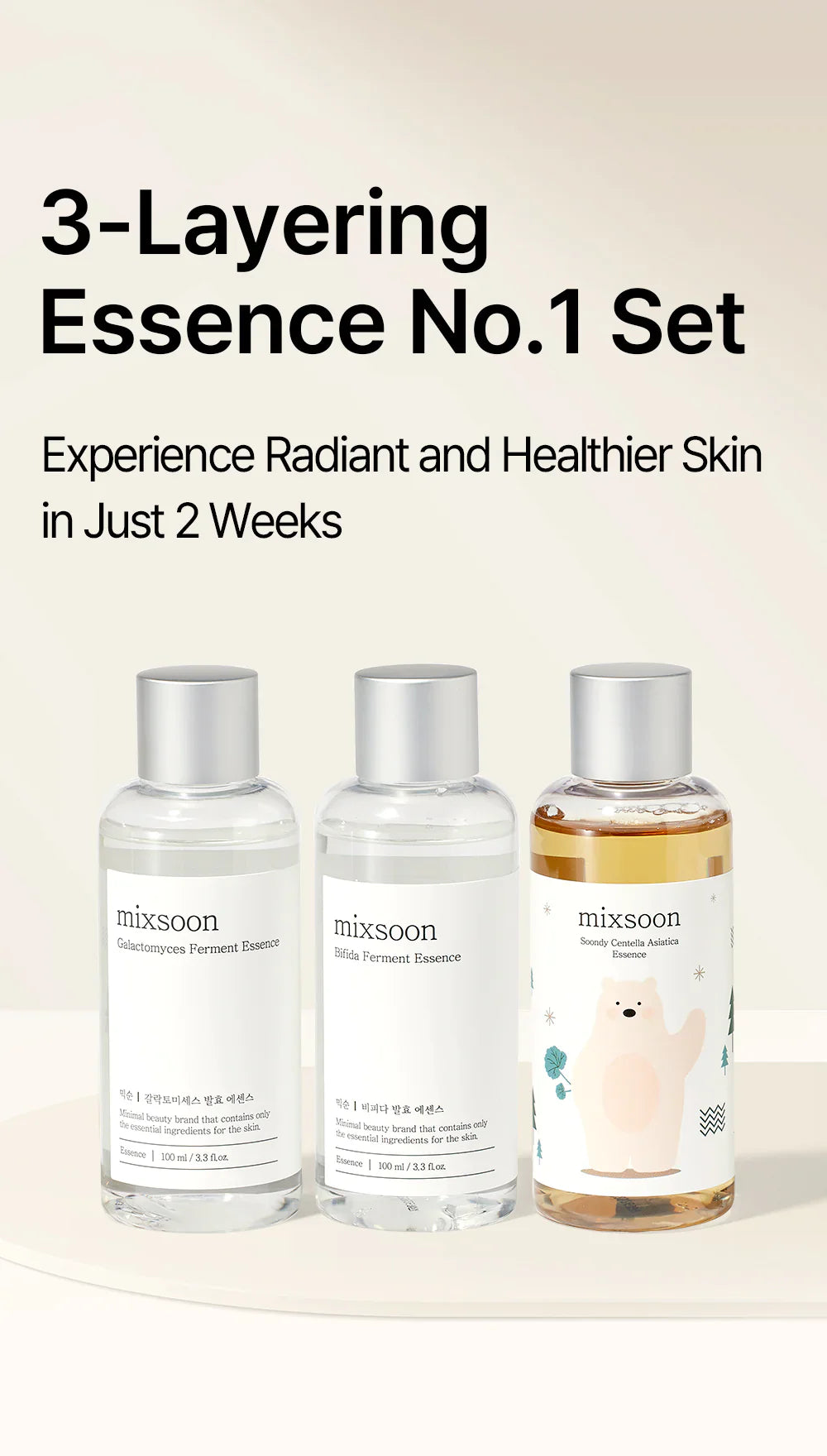mixsoon 3-Layering Essence No.1 Set
