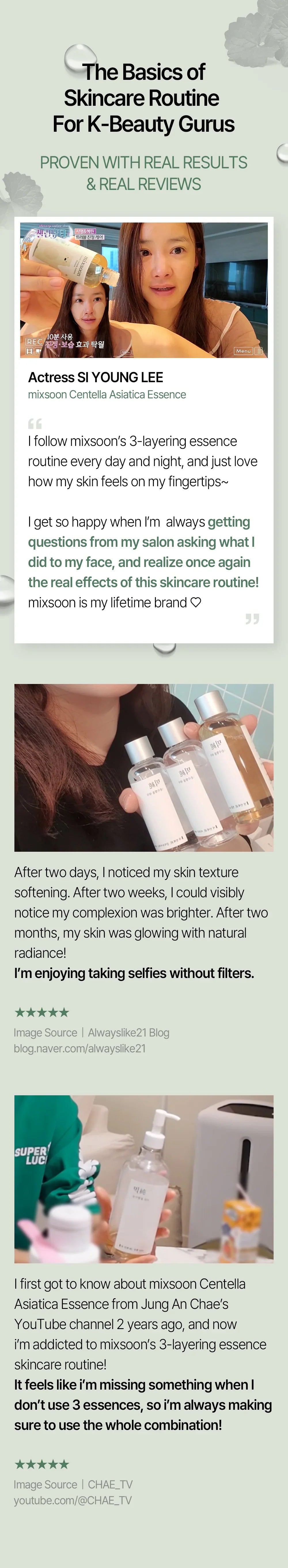 mixsoon 3-Layering Essence No.1 Set