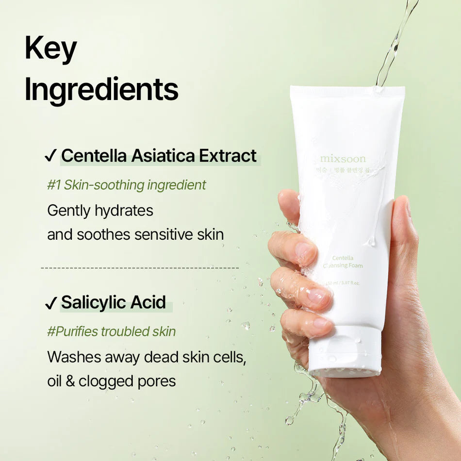 mixsoon Centella Cleansing Foam-150ml