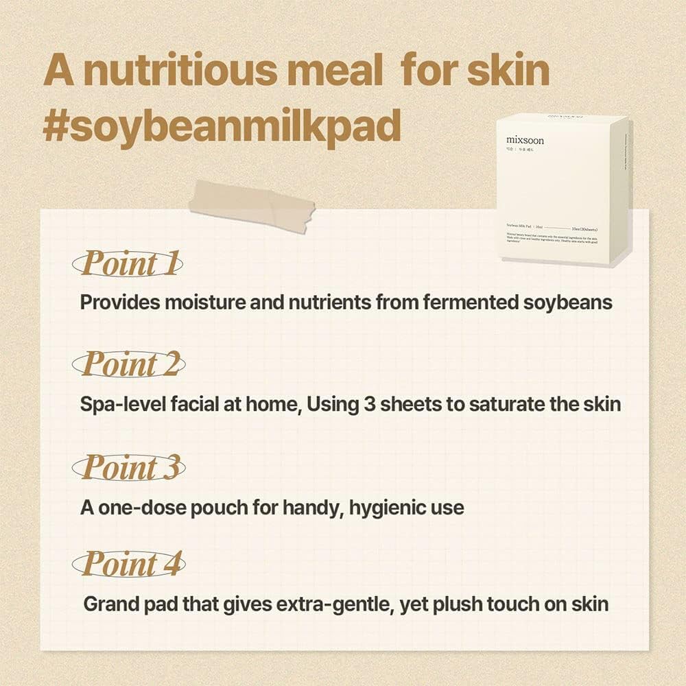 mixsoon Soybean Milk Pad (10ea)
