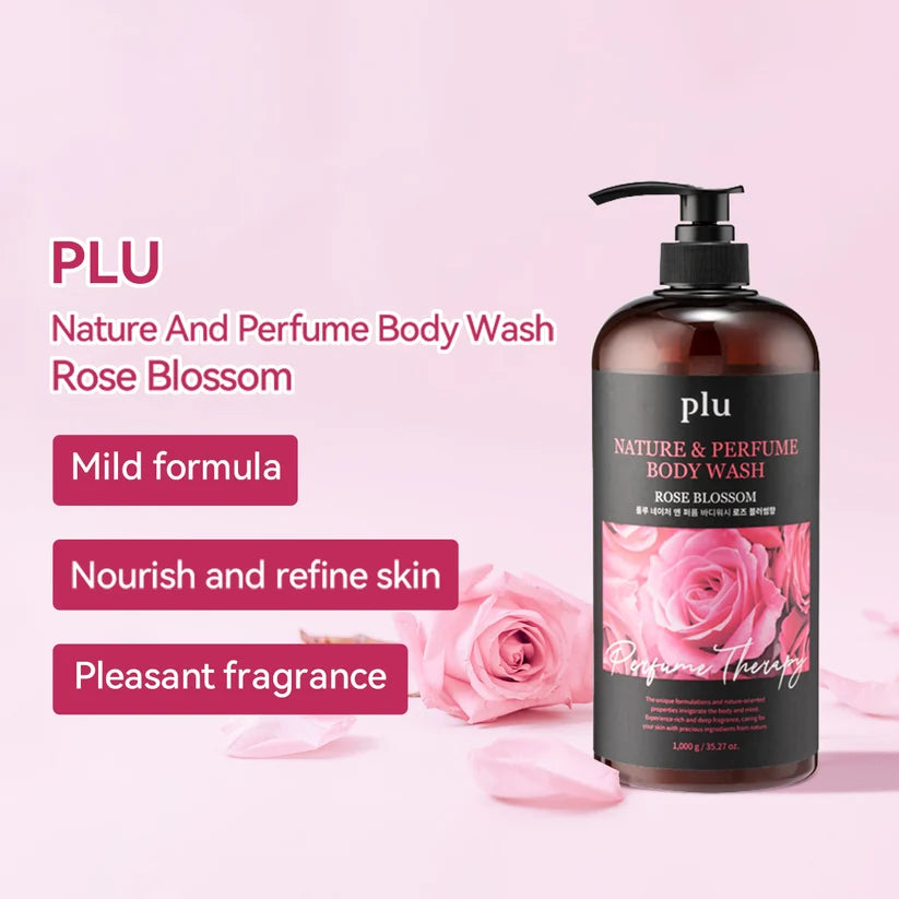 Plu Nature and Perfume Body Wash Rose Blossom 1000g