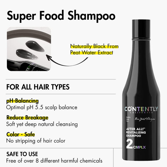 Biotin Thickening Shampoo｜For Dry Scalp & Thinning Hair｜Purifying Shampoo To Repair & Strengthen Scalp｜Sulfate & Silicone Free 10.14 fl.oz