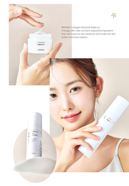 Adenia Collagen Moisture Balance Therapy Toner, serum & Cream 3 Pcs Set