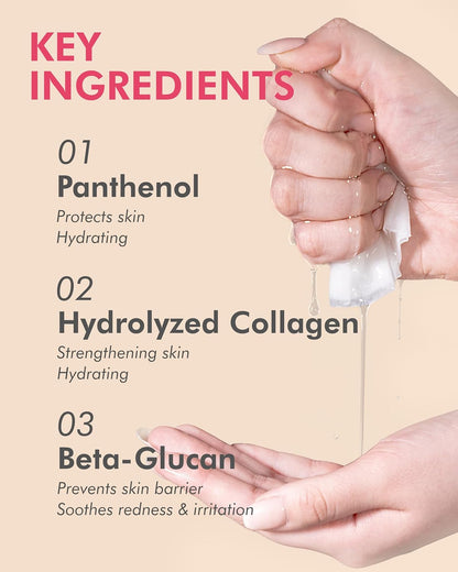 DERMAL Pomegranate Collagen Korean Facial Mask Sheet 23g Pack of 10