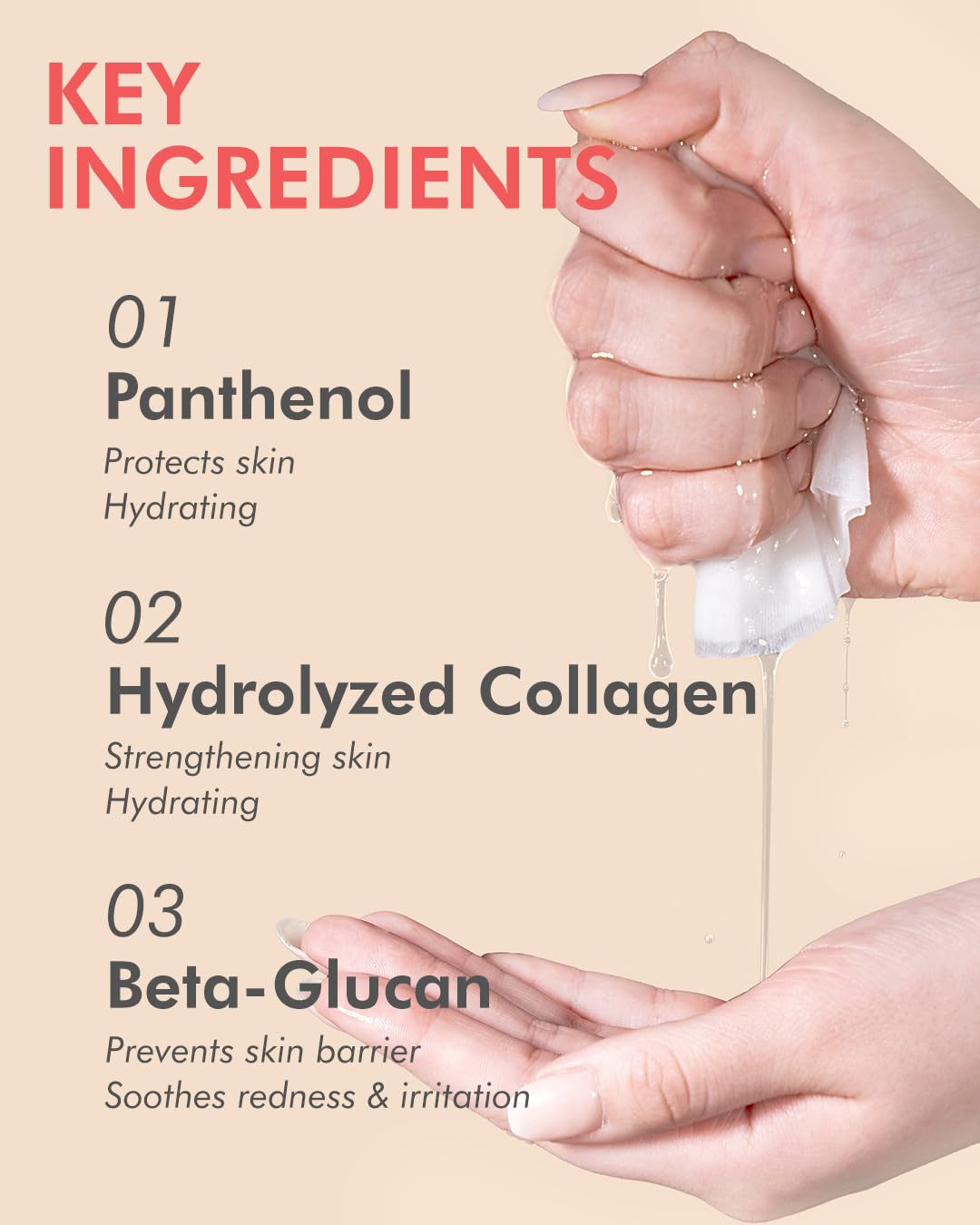 DERMAL Strawberry Collagen Essence Facial Mask Sheet 23g Pack of 10
