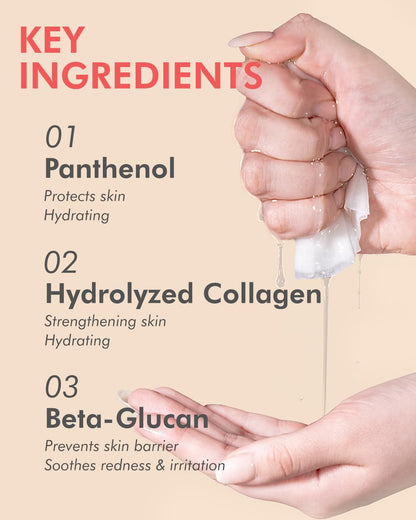 DERMAL Strawberry Collagen Essence Facial Mask Sheet 23g Pack of 10
