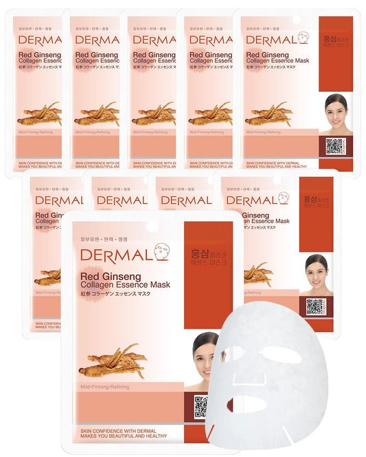 DERMAL Red Ginseng Collagen Essence Mask