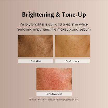 MIDHA Brightening Cleansing Oil with brown rice & vitamin C