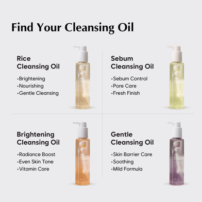 MIDHA Brightening Cleansing Oil with brown rice & vitamin C