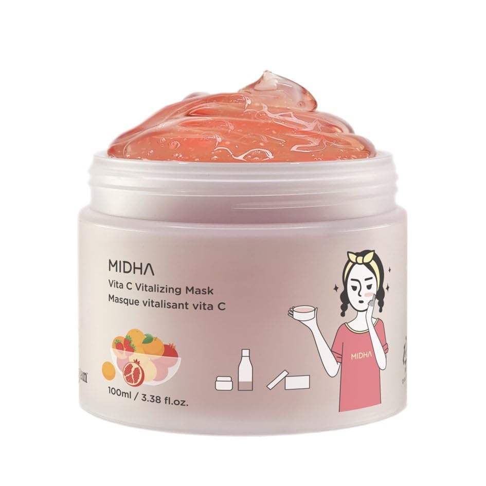 MIDHA Vita C Vitalizing Mask, Facial Wash-off mask 100ml