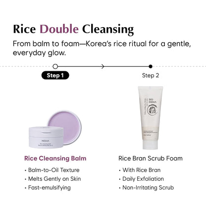 MIDHA Rice Cleansing Balm, 3.38fl.oz/100ml