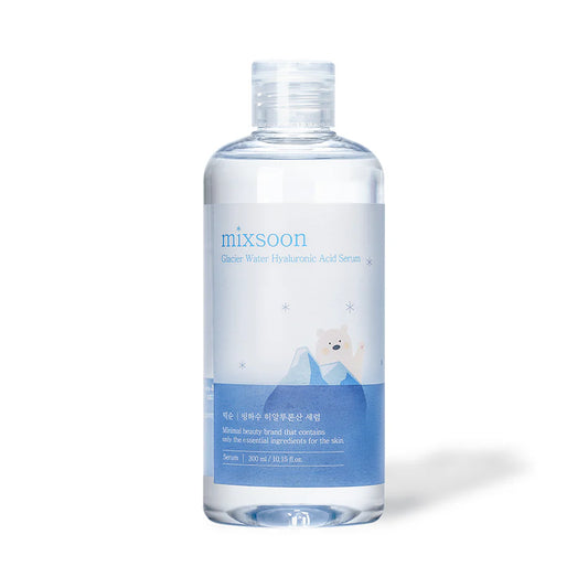 mixsoon Glacier Water Hyaluronic Acid Serum - Non-greasy Hydration Booster, Firming Facial Serum For Radiant, Dewy Skin - Korean Serum for Glass Skin (10.14 fl.oz / 300ml)